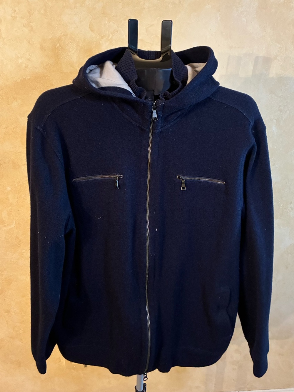 Banana Republic Wool Blend Zip Up Hoodie